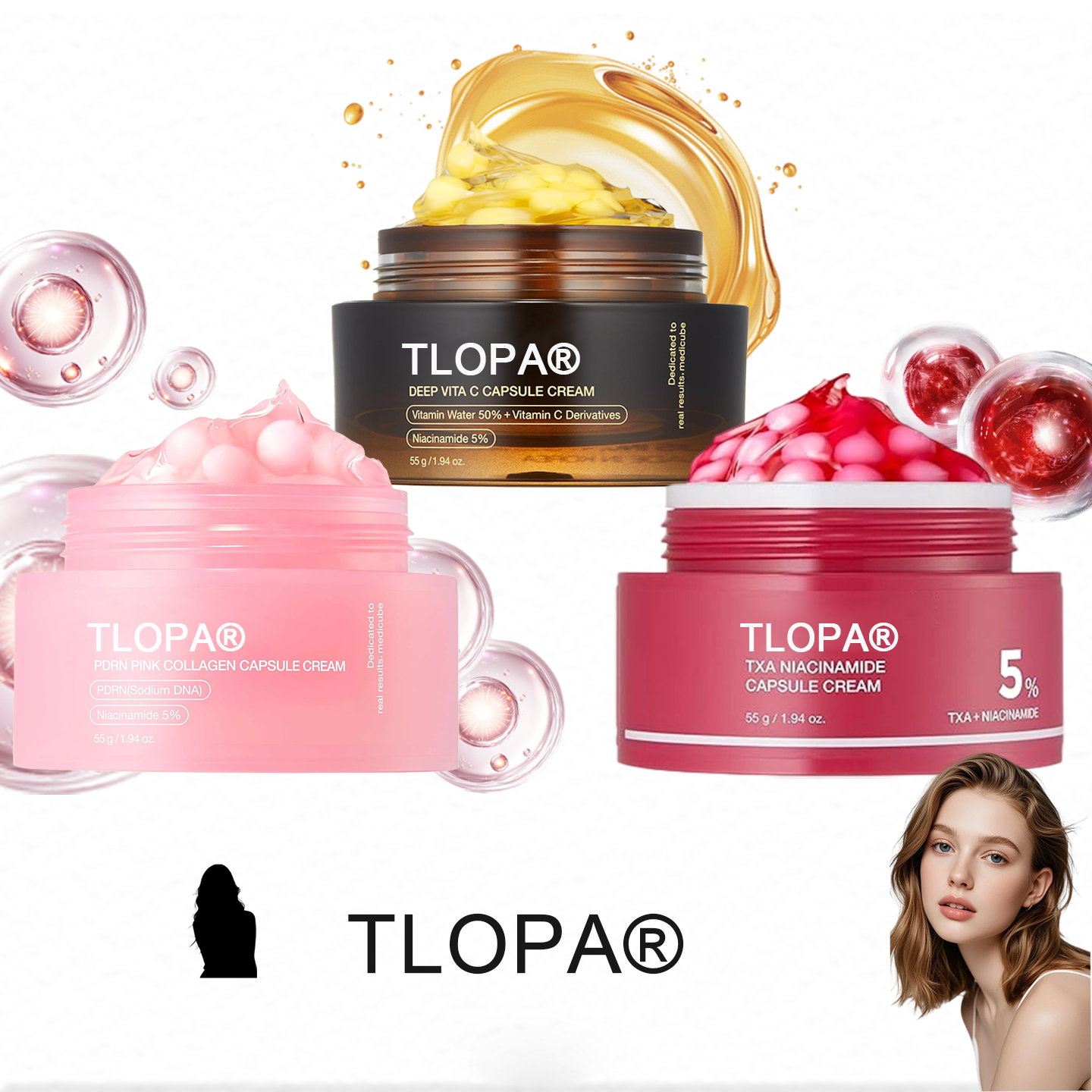 🔥🔥🔥Final 3 hours 70% OFF:🌸Mix & Match Boba Cream Set💟