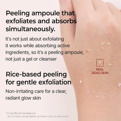 1 Final 3 Hours: 70% OFF🔥 Gentle Exfoliator Glow Rice Ampoule-Suitable for All Skin Types (副本)