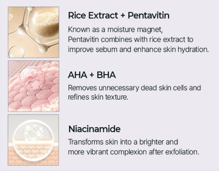 1 Final 3 Hours: 70% OFF🔥 Gentle Exfoliator Glow Rice Ampoule-Suitable for All Skin Types (副本)