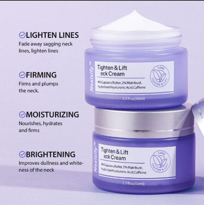 ECK ighten &amp; Lift Neck Cream  Revolutionizing Neck Skincare
