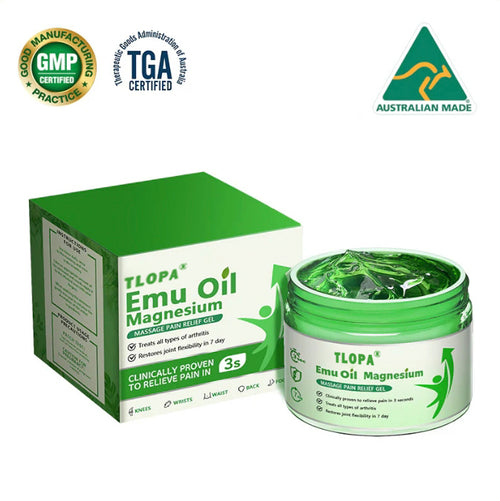 🦵TLOPA®Advanced Magnesium & Emu oilMassage Pain Relief cel（🏆The Ultimate Solutionfor Muscle Aches Arthritis Joint Pain Nerve Pain Inflammation andStiffness)-Made inAustralia