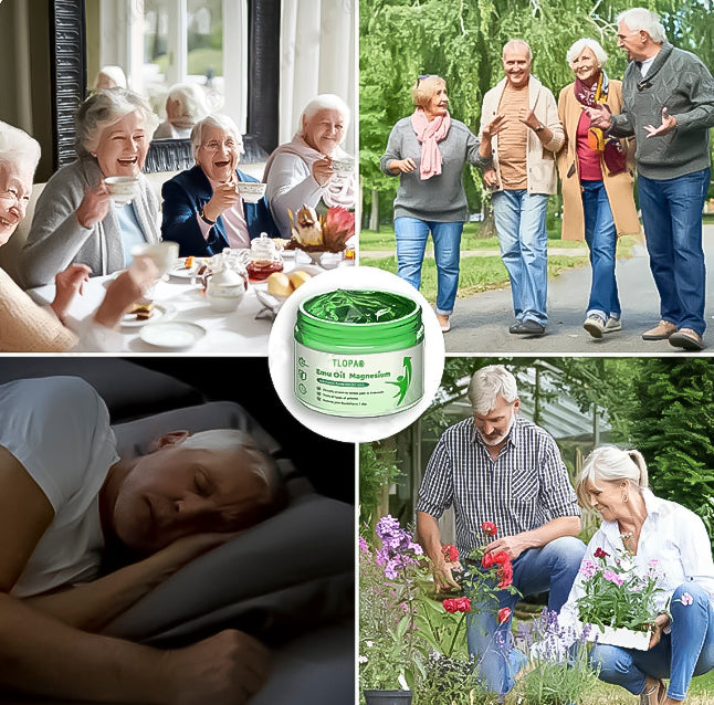 🦵TLOPA®Advanced Magnesium & Emu oilMassage Pain Relief cel（🏆The Ultimate Solutionfor Muscle Aches Arthritis Joint Pain Nerve Pain Inflammation andStiffness)-Made inAustralia