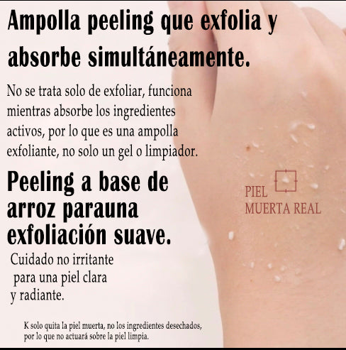 Últimas 3 horas: 70 % de descuento🔥 Exfoliante suave Glow Rice Ampoule - Apto para todo tipo de piel