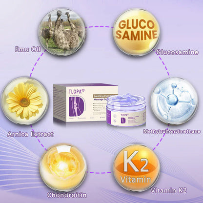💥Official Store: TLOPA® Turmeric & Emu Oil Arthritis Soothing Pain Relief Massage Gel 👨‍⚕️