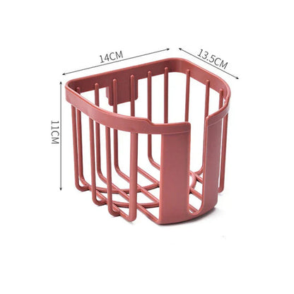 Punch-Free Toilet Paper  Box Wall-Mounted Sticky Paper Storage Box Toilet Paper Holder Roll Paper