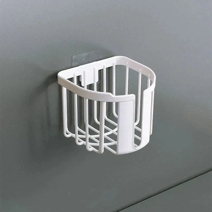 Punch-Free Toilet Paper  Box Wall-Mounted Sticky Paper Storage Box Toilet Paper Holder Roll Paper