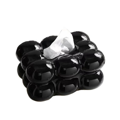 Ceramic Tissue Box Cotton Candy Drawer Napkin  Dining Table Tissue Box