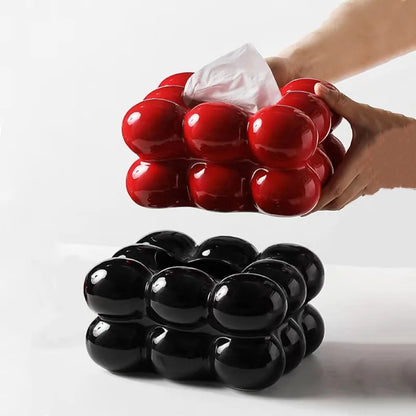 Ceramic Tissue Box Cotton Candy Drawer Napkin  Dining Table Tissue Box