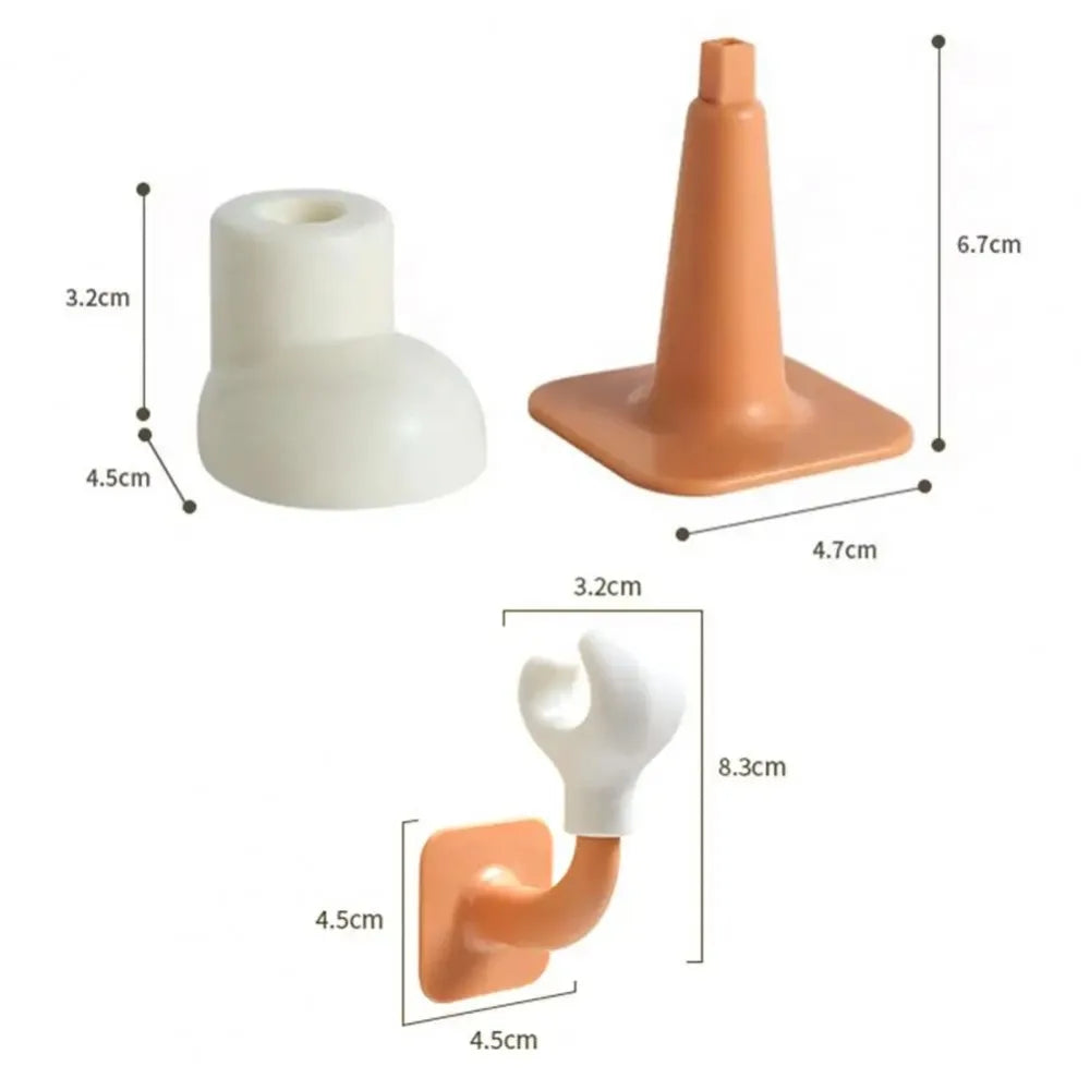 2Pcs DIY Tissue Box Decorative Foot Legs Self-adhesive Decorative Stuff