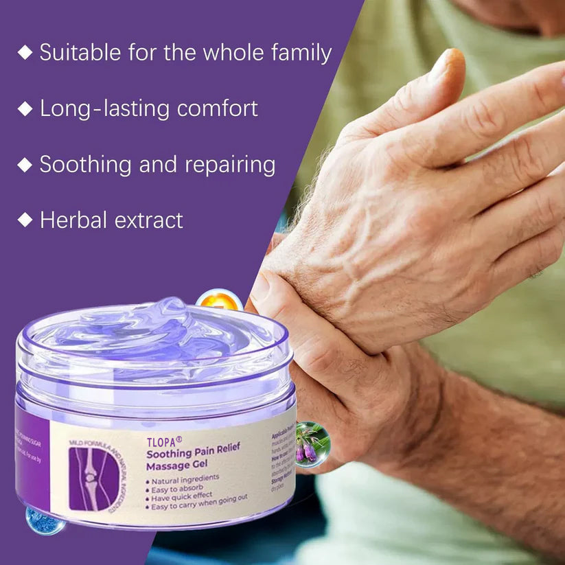 💥Official Store: TLOPA® Turmeric & Emu Oil Arthritis Soothing Pain Relief Massage Gel 👨‍⚕️